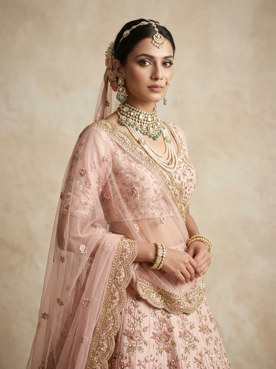 Simran - Pastel Blush Bridal